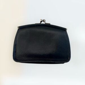 Fossil Black Leather Wallet